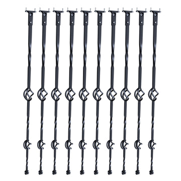 Staircase Metal Balusters 44-Inch, 1/2-Inch, 10-Pack, Double-Basket