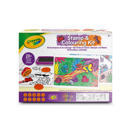 Stamp and Colouring Kit for Creative Art Projects