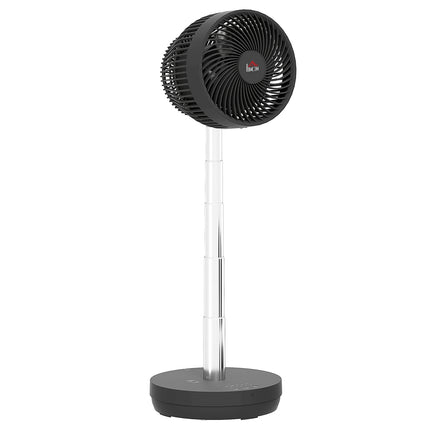 USB rechargeable stand fan with remote control and 10 speeds