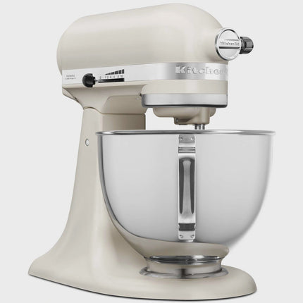 Stand Mixer 4.3L Porcelain White, Stainless Steel Bowl