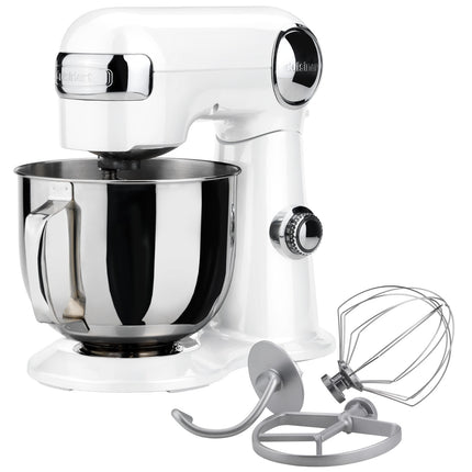 Stand Mixer 5.2L, 500W, White Metal