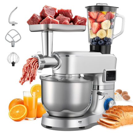 Stand Mixer 5.7L, 1500W Tilt-Head With Blender Cup