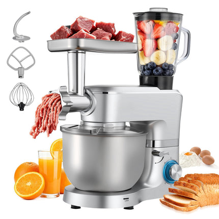Stand Mixer 6L, 1500W Tilt-Head, Stainless Bowl