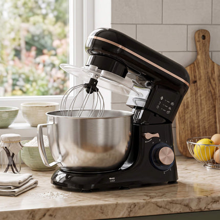 Stand Mixer with 4.5L Stainless Steel Bowl, 1300W, Beige