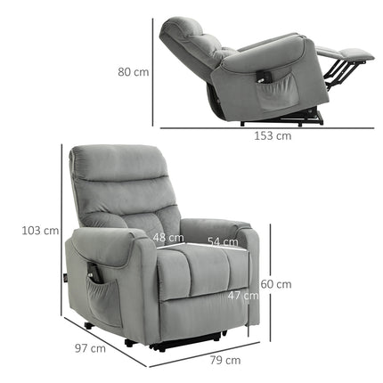 Electric massage chair, Lying velvet, Relaxation seat