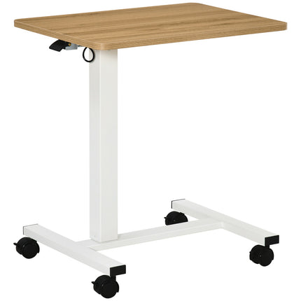 Height-adjustable standing desk, wheels, C-shape, 70-110 cm