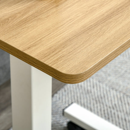 Height-adjustable standing desk, wheels, C-shape, 70-110 cm