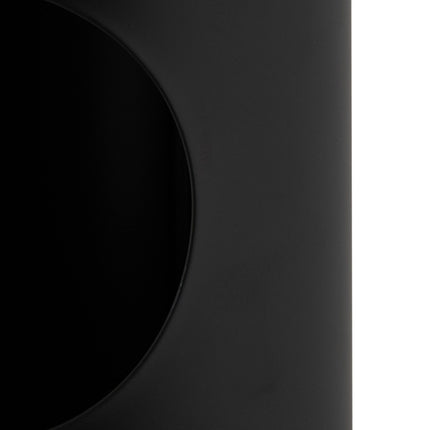 Standing Ashtray with Waste Bin, 56 cm, Black