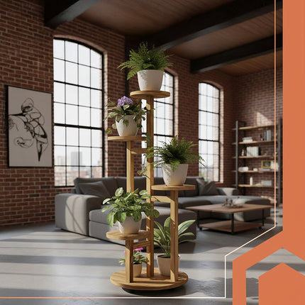 Standing Flower Stand, 86cm, Metal Plant Holder