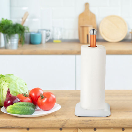 Standing holder for household paper