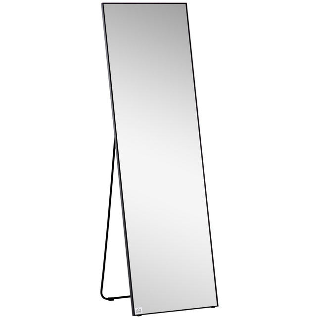 Full length dressing mirror, aluminum frame for bedroom