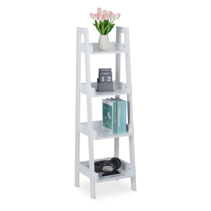 Standing shelf white 4 levels