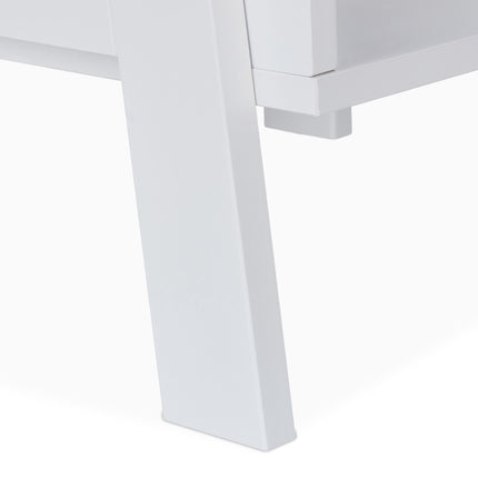 Standing shelf white 4 levels