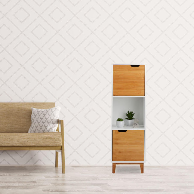 Standing shelf white