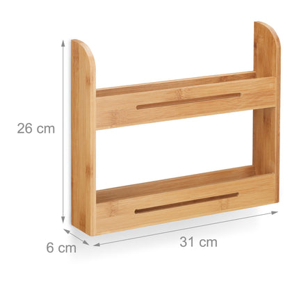 Standing spice rack