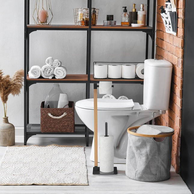Staande toiletrolhouder
