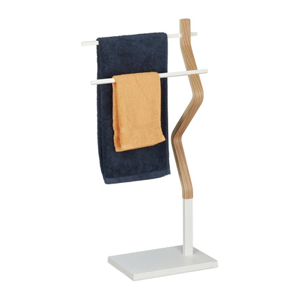 Standing towel rail
