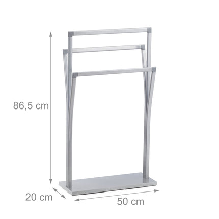 Standing towel rail