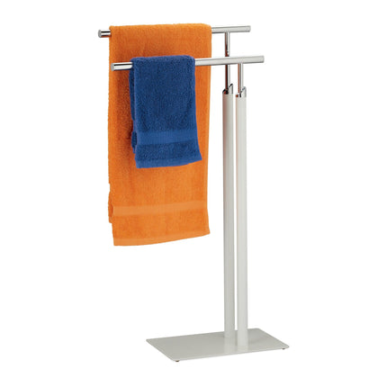 Standing towel rail White-Silver