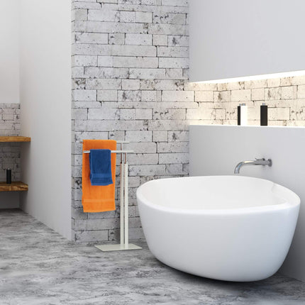 Standing towel rail White-Silver