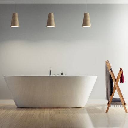 Standing towel rail with shelf