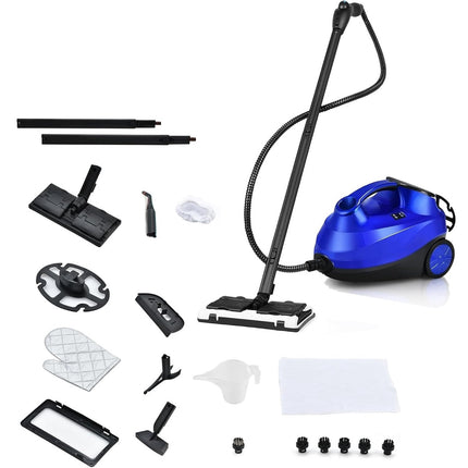 Steam Cleaner, 2000W, 1.5L Tank, 19 Accessories