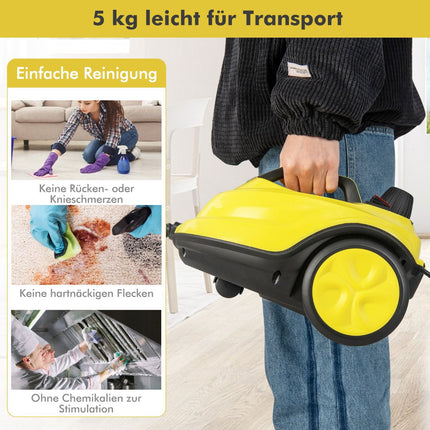 Steam Cleaner 2000W, 1.8L Tank, 13-Piece, Wheeled