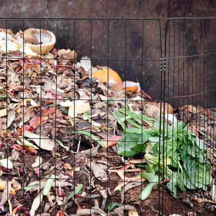 Steel Compost Bins Set of 2 – High Capacity Garden Waste