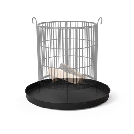 Steel Fire Basket Base Plate – Ash & Spark Protector