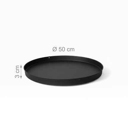 Steel Fire Basket Base Plate – Ash & Spark Protector