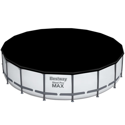 Steel Frame Above Ground Pool, 5.49m x 1.22m, Easy Setup