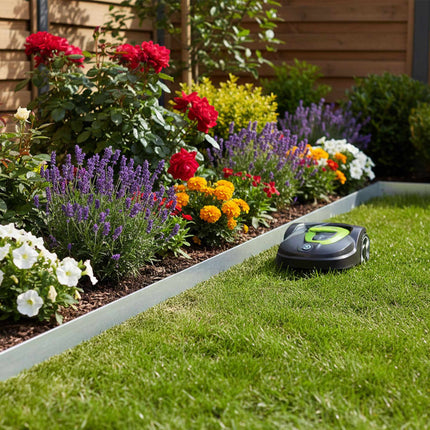 Steel Garden Bed Edging – Flexible, Weed Barrier