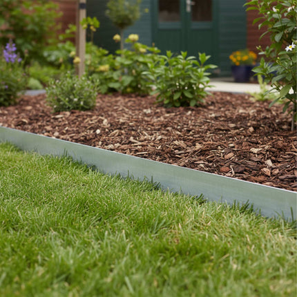 Steel Garden Bed Edging – Flexible, Weed Barrier