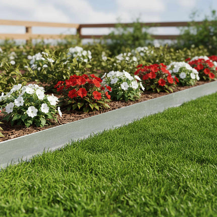 Steel Garden Bed Edging – Flexible, Weed Barrier