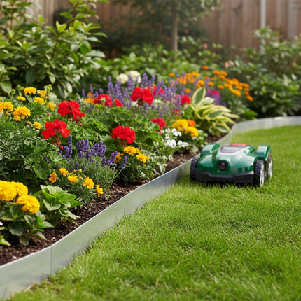 Steel Garden Bed Edging – Flexible, Weed Barrier