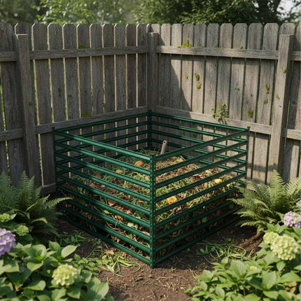 Steel Garden Composter with Open Slatted Design