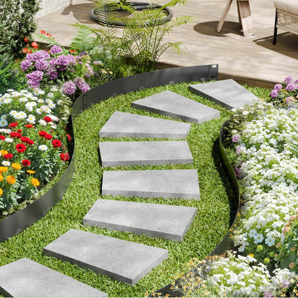 Steel Landscape Edging, 5-Pack 39 x 5 in, Black