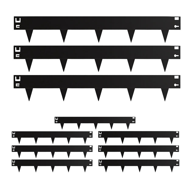 Steel Lawn Edging, Flexible Garden Border, Weed Barrier