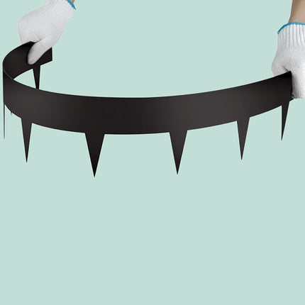 Steel Lawn Edging – Flexible, Weed Barrier, Mowing Edge