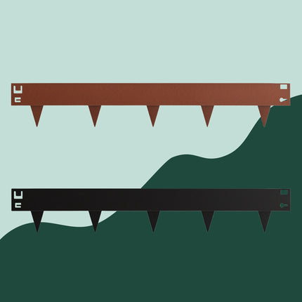 Steel Lawn Edging – Flexible, Weed Barrier, Mowing Edge