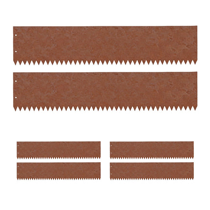 Steel Lawn Edging – Rust-Look, Flexible Garden Border