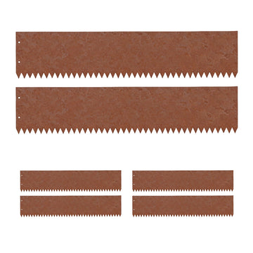 Steel Lawn Edging – Rust-Look, Flexible Garden Border