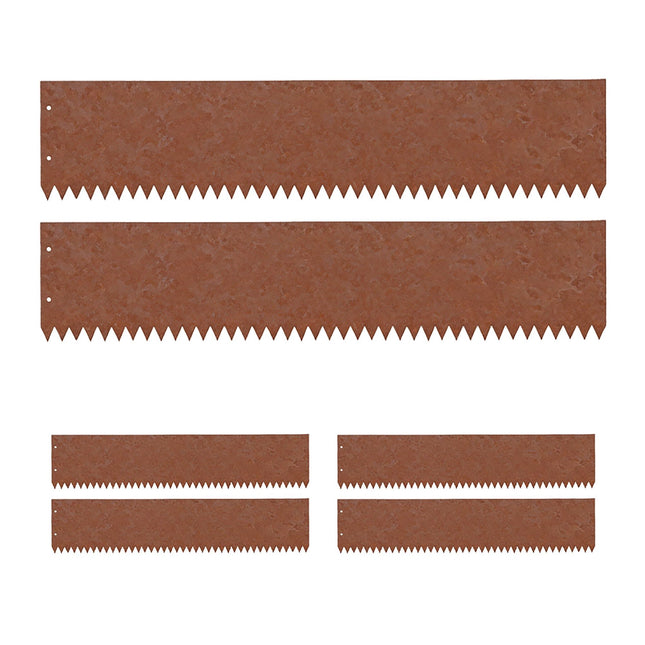 Steel Lawn Edging – Rust-Look, Flexible Garden Border