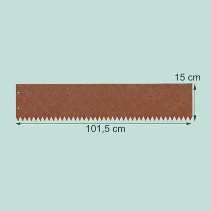 Steel Lawn Edging – Rust-Look, Flexible Garden Border
