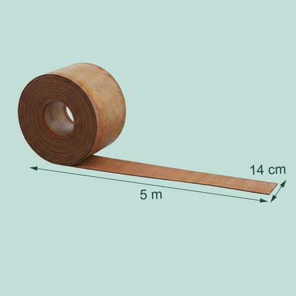 Steel Lawn Edging – Rust-Look, Flexible, Weed Barrier