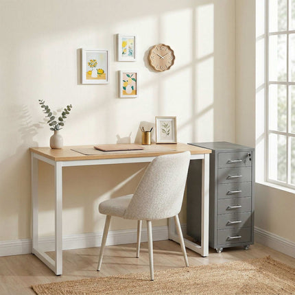 Steel Mobile Desk Pedestal, 6 Drawers, Lockable