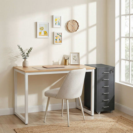 Steel Mobile Desk Pedestal, 6 Drawers, Lockable