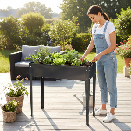Steel Raised Garden Bed – Rust-Resistant, Outdoor Use