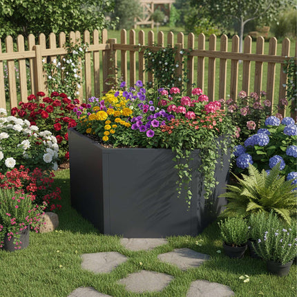 Steel Raised Herb Planter – Powder-Coated, Durable