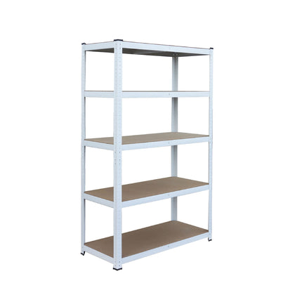 Steel Shelving Unit, Heavy-Duty, 5 Adjustable Tiers